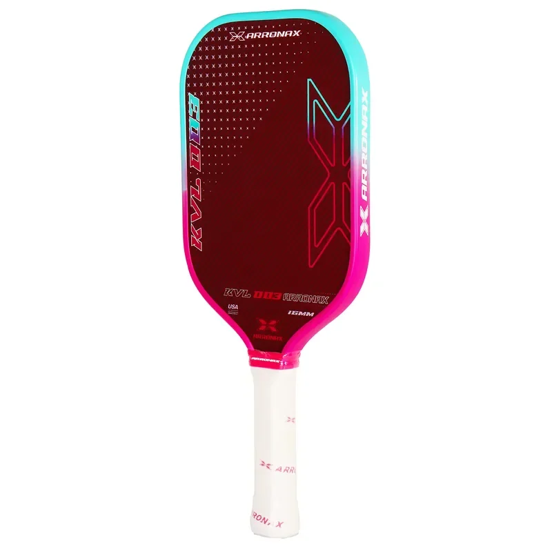 2026 New Thermoformed Pickleball Paddle Red Aramid Surface 16mm PP EVA Core Foam Reinforced Edgewall Power Control Spin