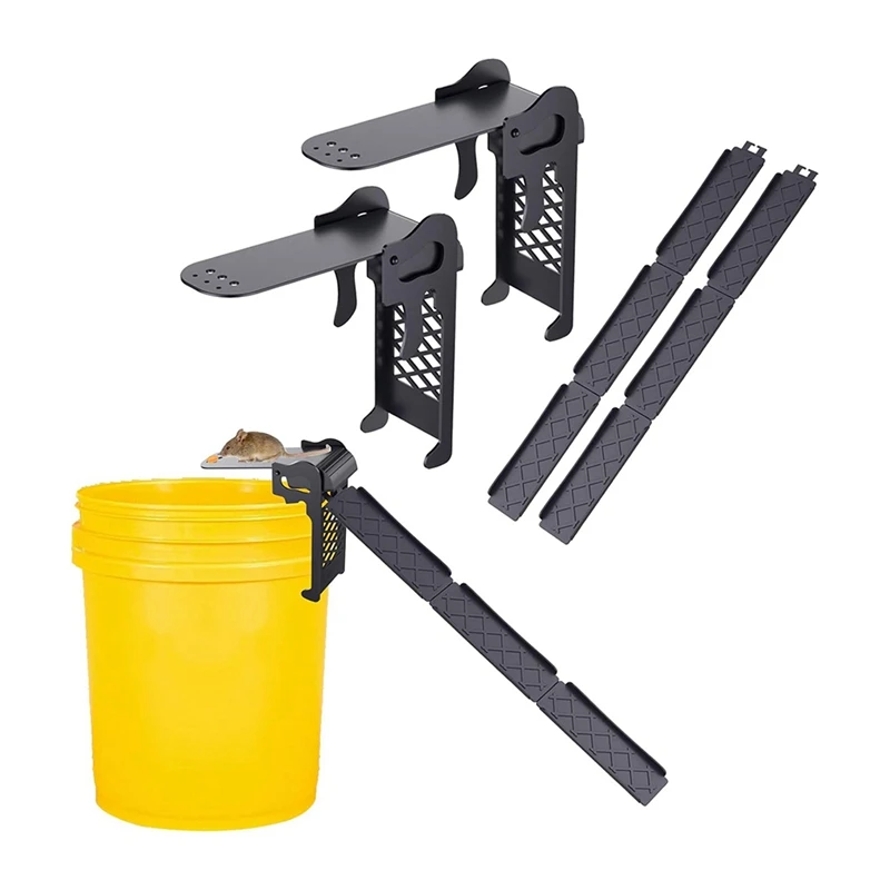 

Ловушка для мыши с ведром Walk The Plank — гуманные ловушки для крыс для дома, 5 галлонов или большие ловушки для мышей с автоматическим сбросом (2 шт.)