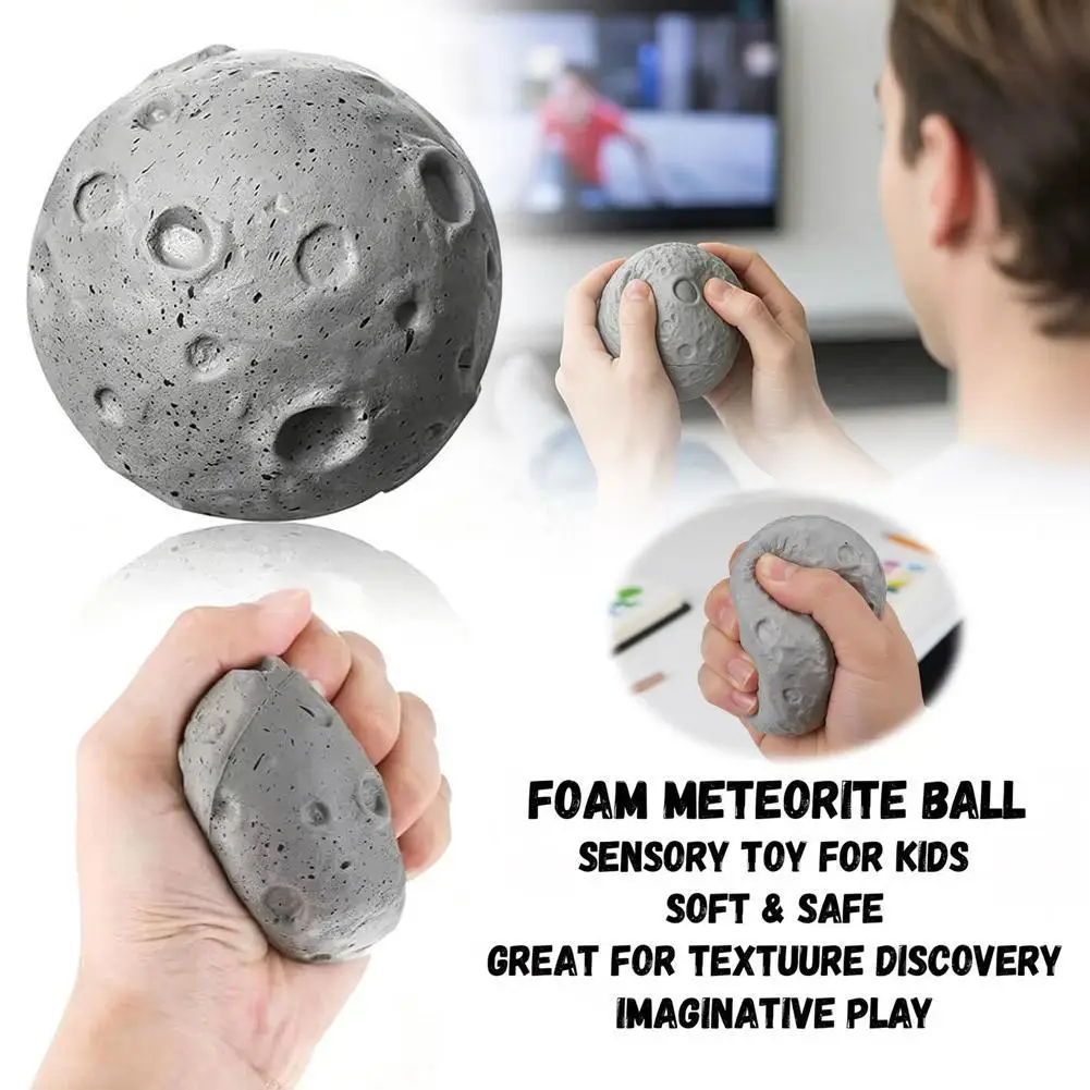 Mond-Stressball Fidget-Spielzeug für Kinder und Erwachsene - Quetschbare Sensorikbälle zur Angstlinderung, Schulbelohnungen & Geburtstagsparty-Geschenke