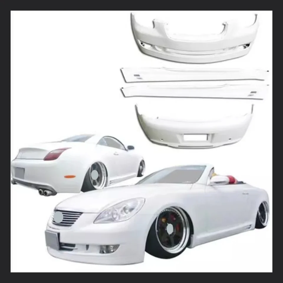 

Передний и задний бампер, боковая юбка в сборе для Lexus SC430 2002 2003 2004 2005, модифицированный комплект кузова из стекловолокна и смолы