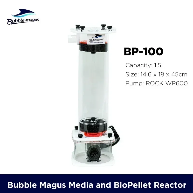 Bubble Magus BioPellet and Media Reactor Multipurpose Media Remover with Built-in Pump (MINI70, MINI80, BP-100, BP-130)