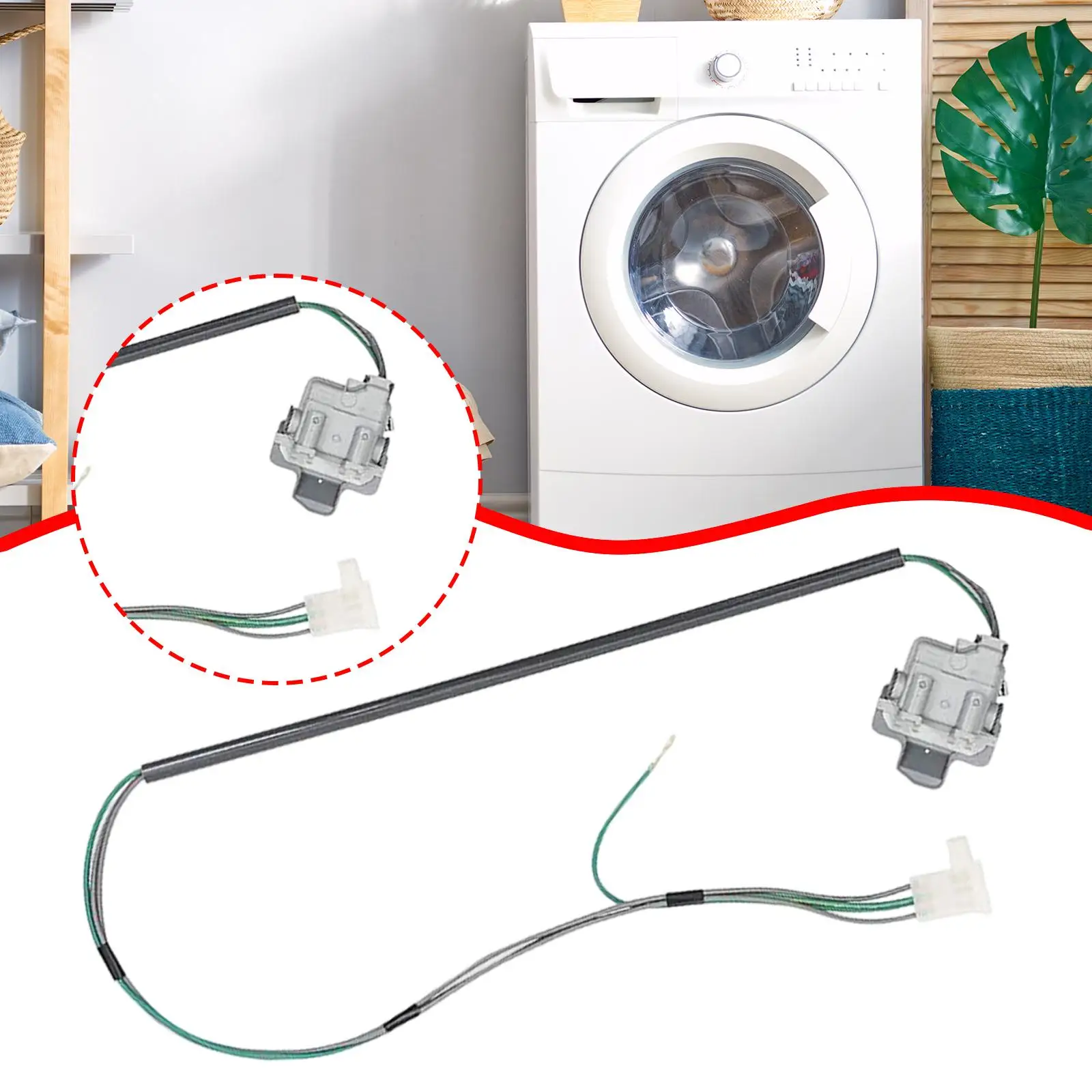 

Washer Lid Switch Accessory AP2946951 Professional Fittings High Performance Sturdy Replacement Part Gray for Ltg6234dz1