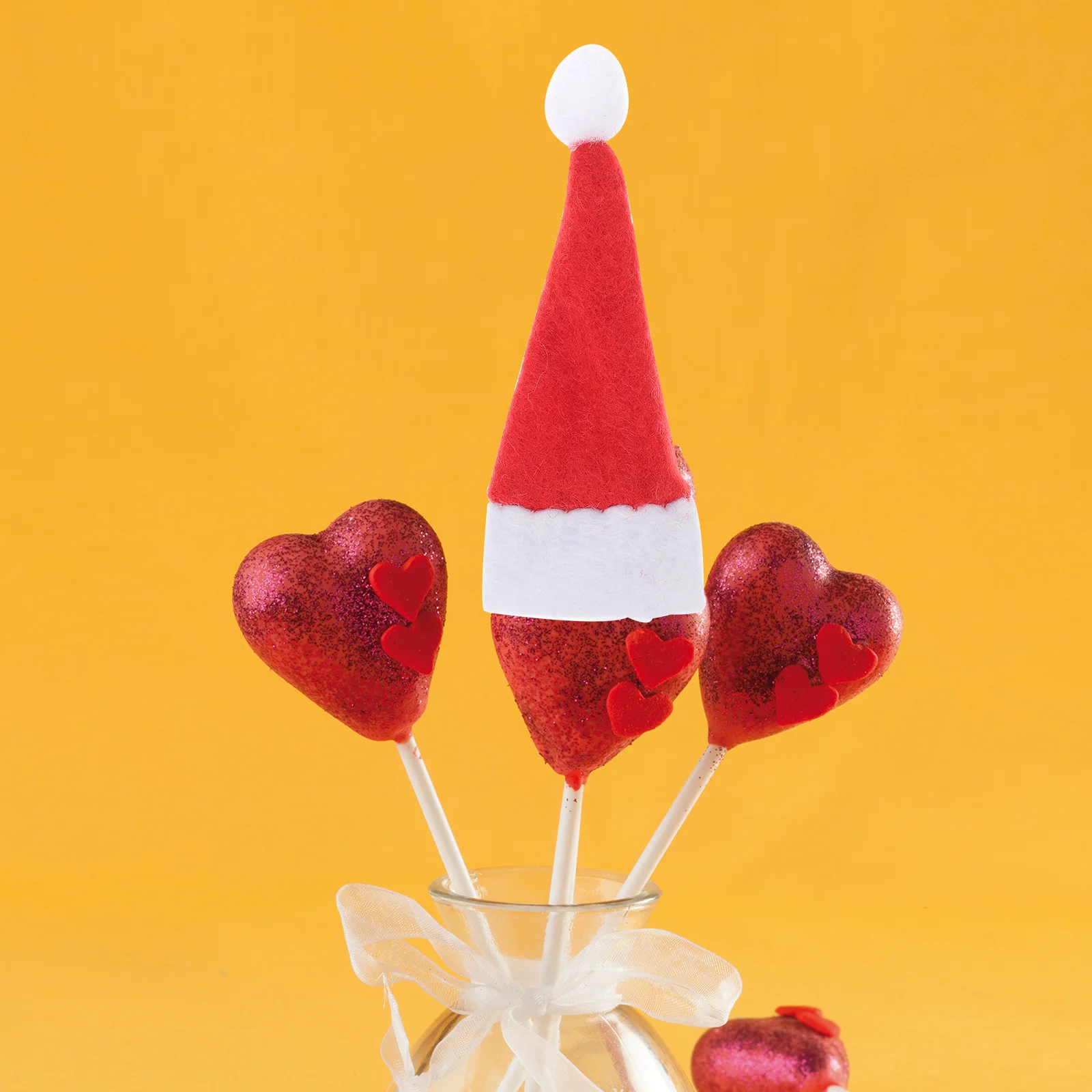 

70pcs Hats for Lollipops Candy DIY Lollipop Hat Candy Hat Package Reusable Non Woven Party Props Holiday Decor