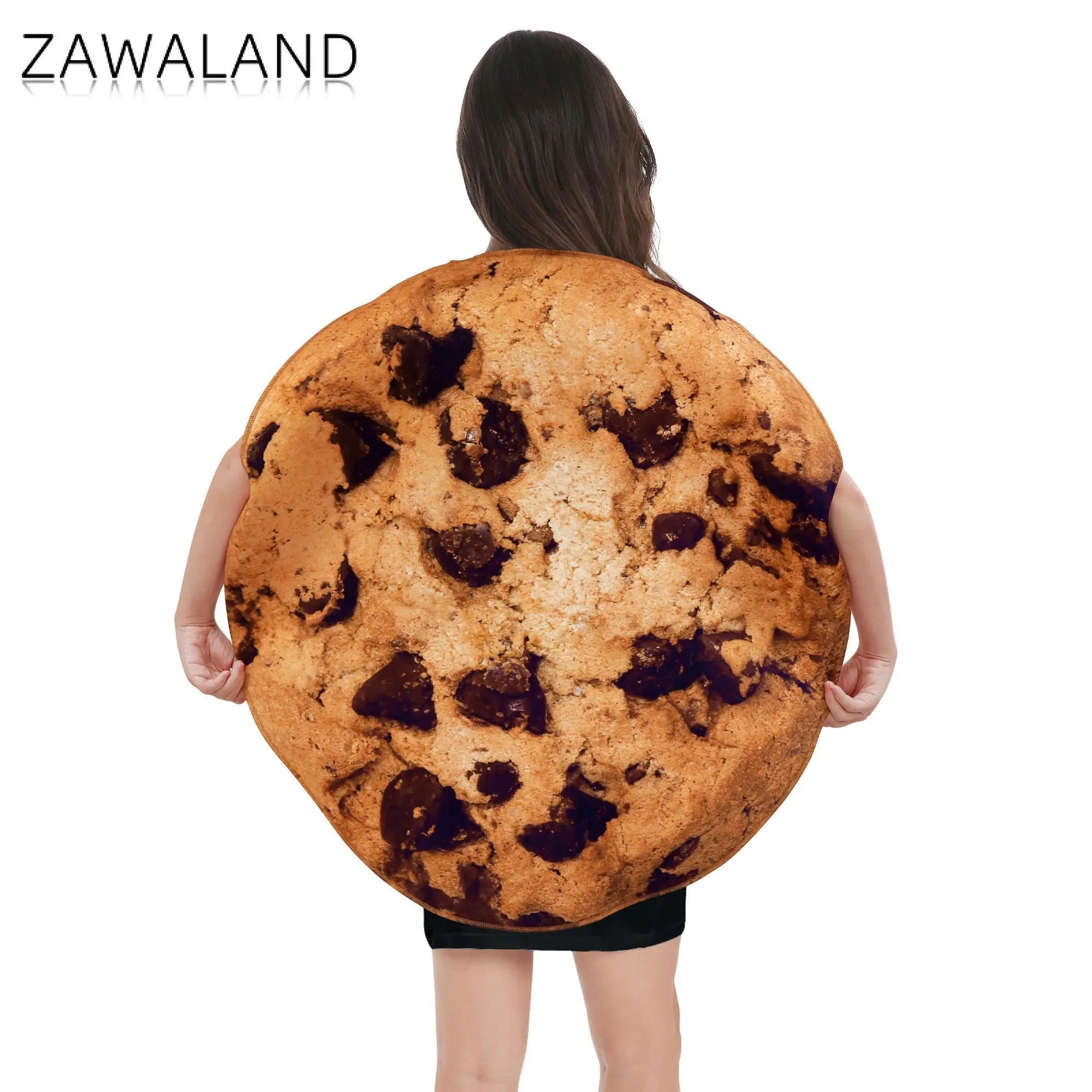 Zawaland Cookie Cosplay Costume adulto Kid Halloween Suit Fancy Food Party Clothes carnevale travestimento indossare abiti da festa Unisex