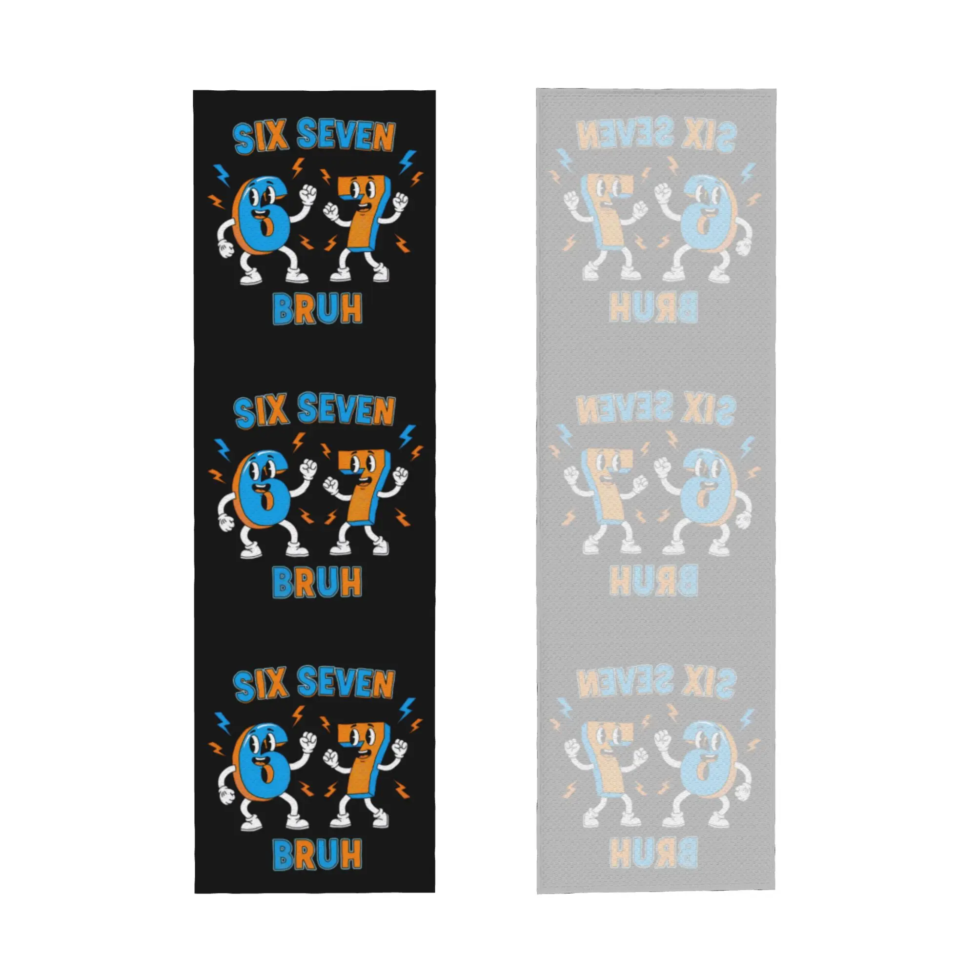 Meme 67 Six Seven 6 7 Italian Brainrot Towel Quick Drying  Super Soft  Running Towels