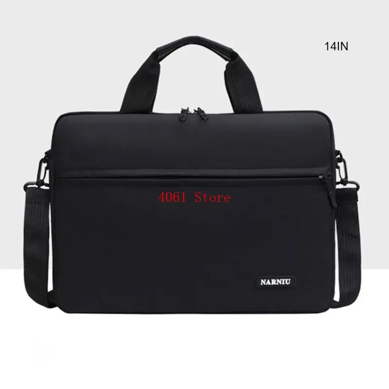 Bolsa portátil 15,6 pulgadas con mano hombro computadora con maletín transporte