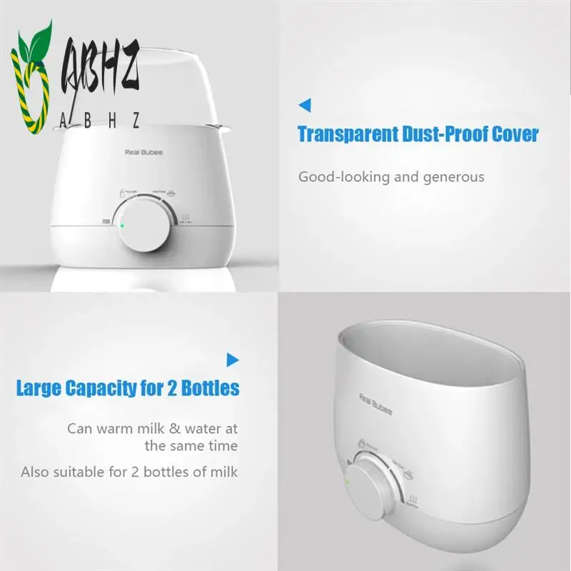 

ABHZ-Real Bubee детские бутылочки подогреватель молока подогреватель пищевых продуктов 5-минутный быстрый нагрев точный контроль температуры двойной подогреватель молока ЕС PLU