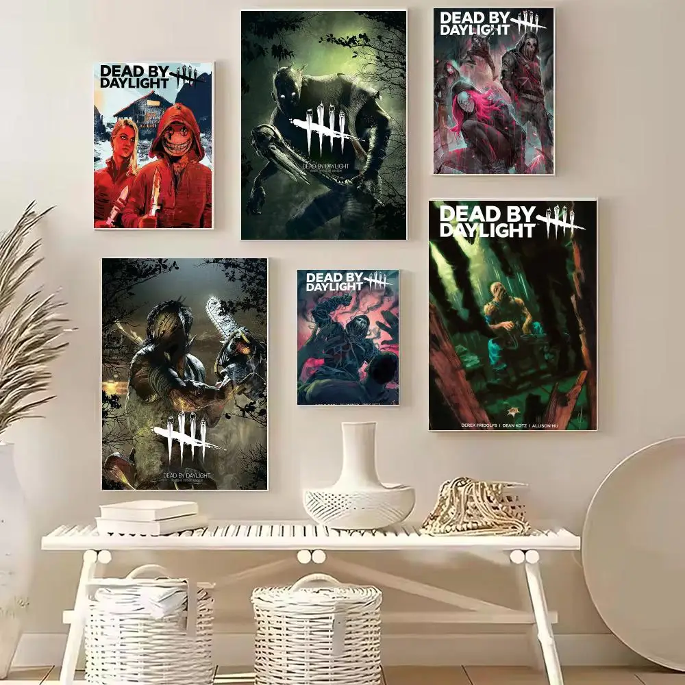 Game D-Dead by D-Daylight Poster PP Wall Decor Posters Celebrity Art Prints Aesthetic Wall Art Bedroom Office Home Gift