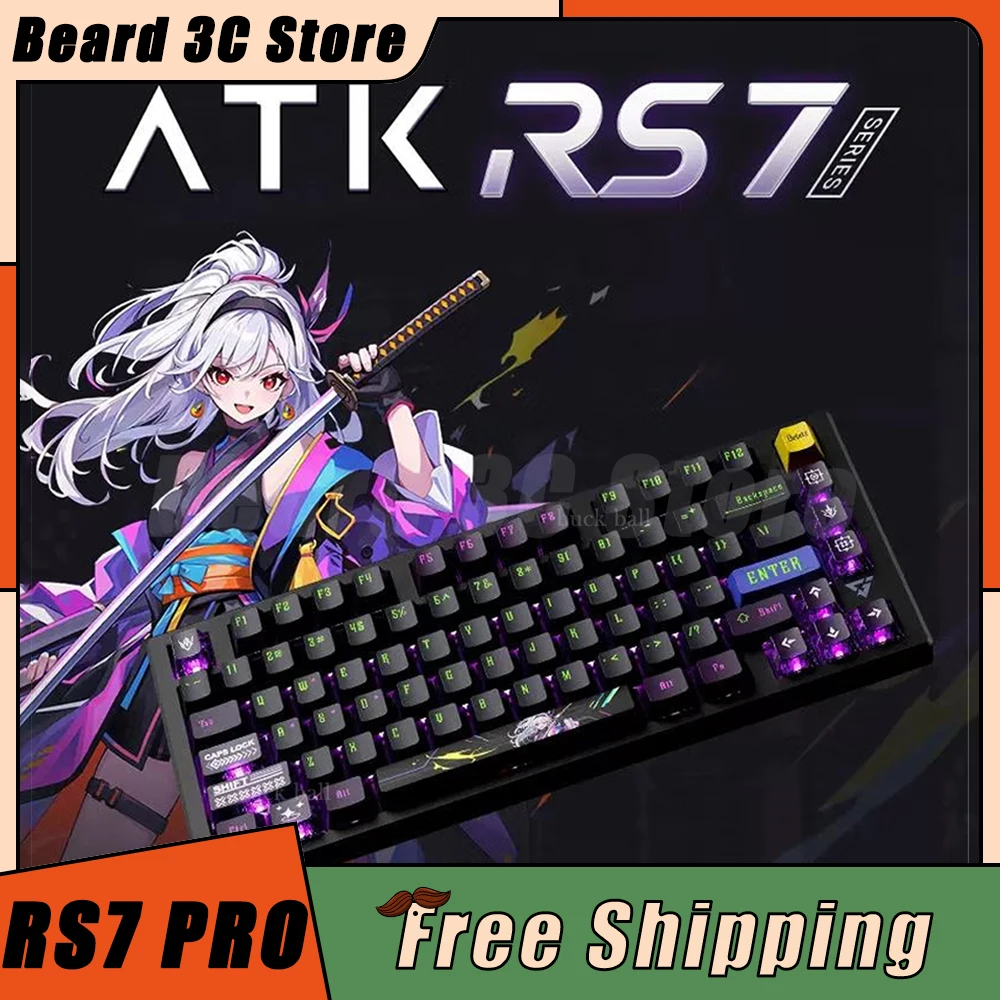 

ATK RS7 PRO Magnetic Switch Gaming Keyboard Smart SPEED X Quick Trigger 8K RGB Custom Mechanical Keyboard Pc Gamer Varolant Gift