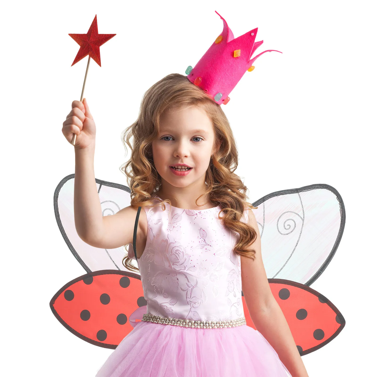 1 ensemble d'ailes de coccinelle, bandeau antenne, accessoires de costume de cosplay pour adultes, fête, carnaval, Halloween, déguisement - Coccinelle