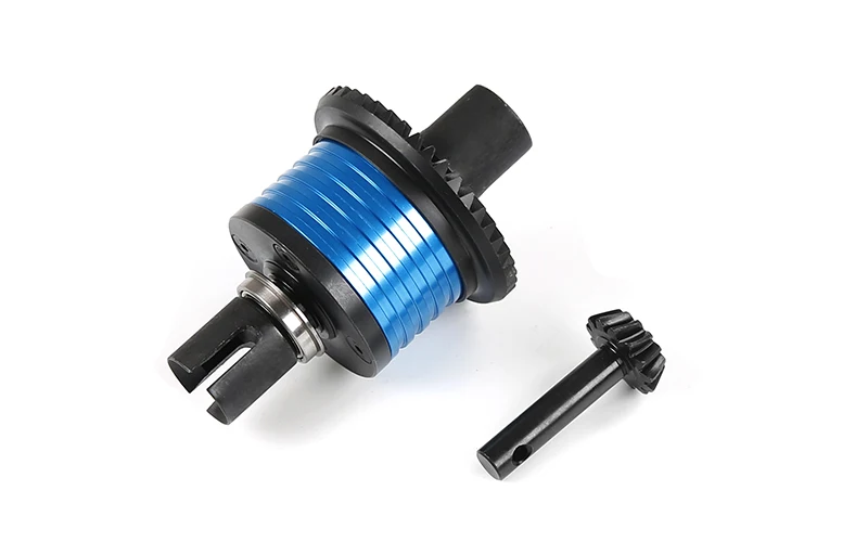 Aluminiowy zestaw tylnego mechanizmu różnicowego z przekładnią spiralną do 1/5 ROVAN ROFUN LT LOSI SIVE-T