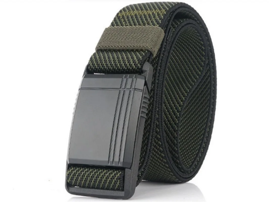 Adjustable Trim Multicolored Belt for Men, Tactical Style, Work, Hiking, Riggers, Web Gun