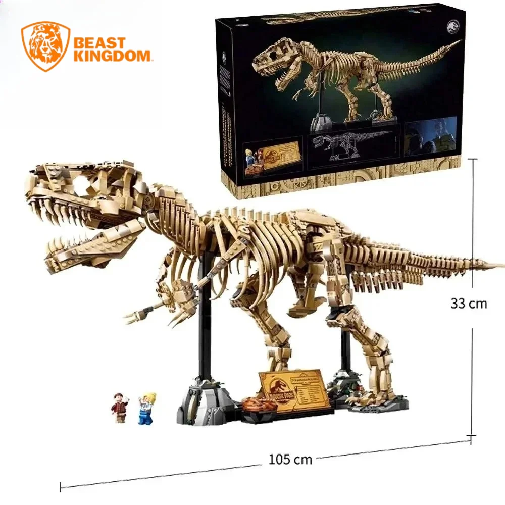 

Creative 76968 Park Dinosaur World T-Rex Fossils Tyrannosaurus Rex Bricks Sets Boy Children Christmas Gifts