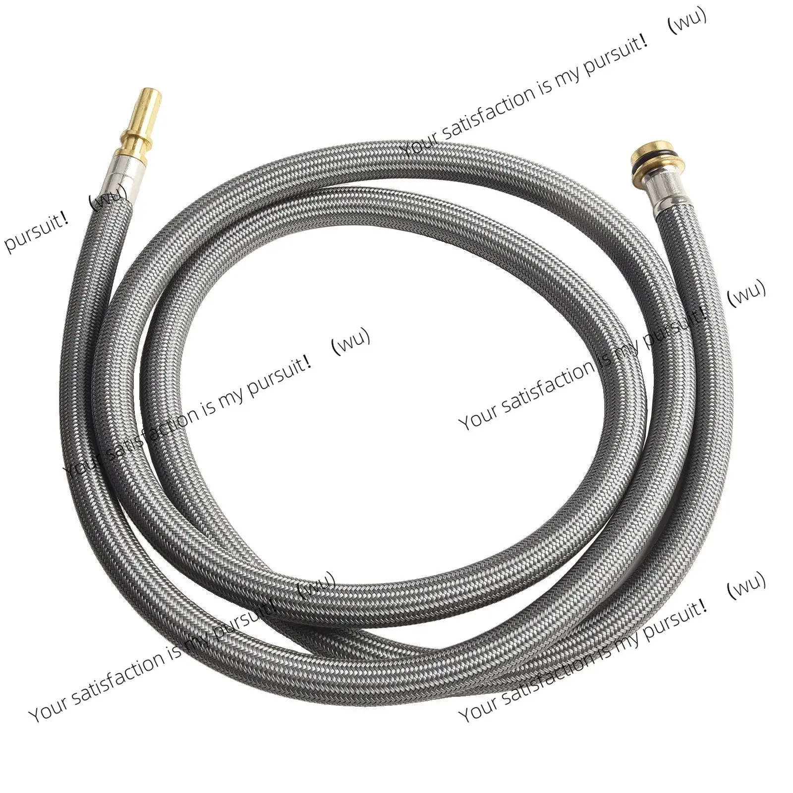 59 inch nylon braided flexible water hose for kitchen pull-out faucet hose