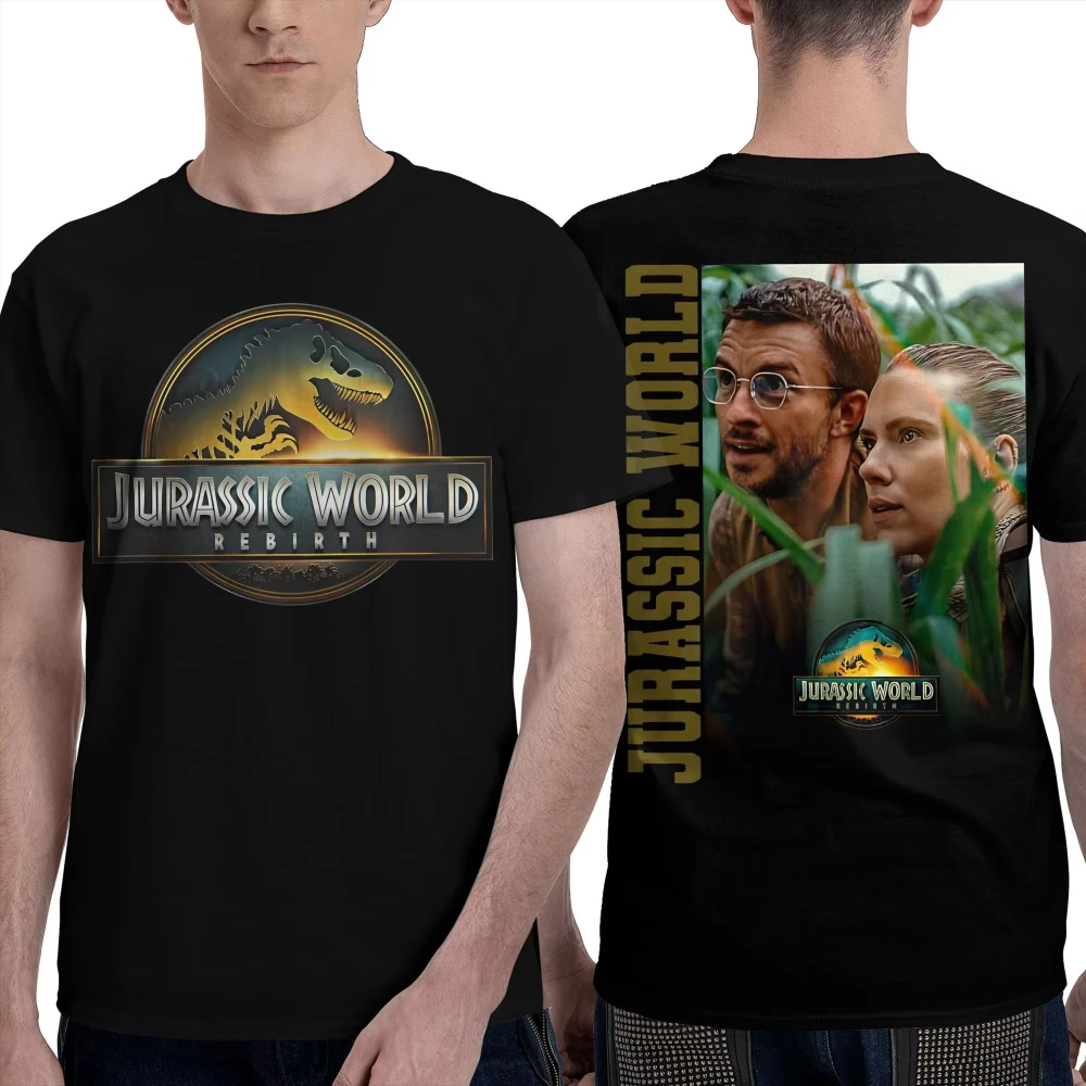 الجدة العالم الجوراسي ولادة جديدة قادم 2025 مطبوعة تي شيرت الرجال النساء القطن الخالص تي شيرت الصيف المتضخم للجنسين الملابس #1