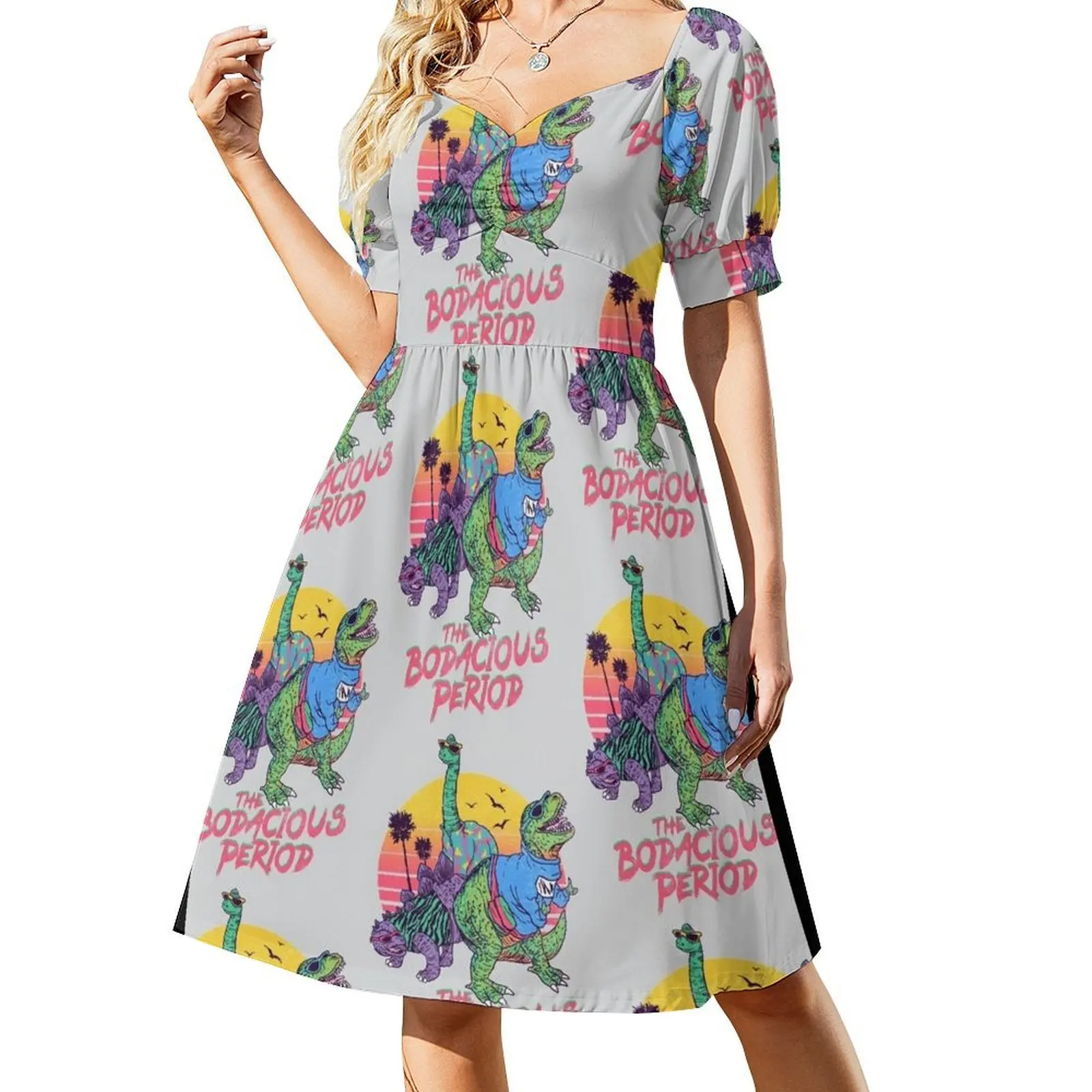 

The Bodacious Period Short Sleeved Dress womans clothing women evening dress ladies dresses for special occasions Dress