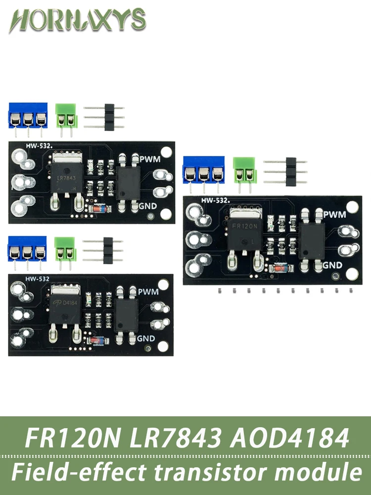 20/10/5 Stück FR120N LR7843 AOD4184 D4184 Isolierter MOSFET MOS-Röhren-FET-Modul Ersatzrelais 100V 9,4A 30V 161A 40V 50A Platine