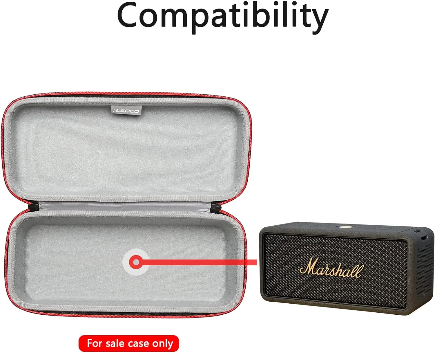 Hard Case for Marshall Middleton Wireless Portable Bluetooth