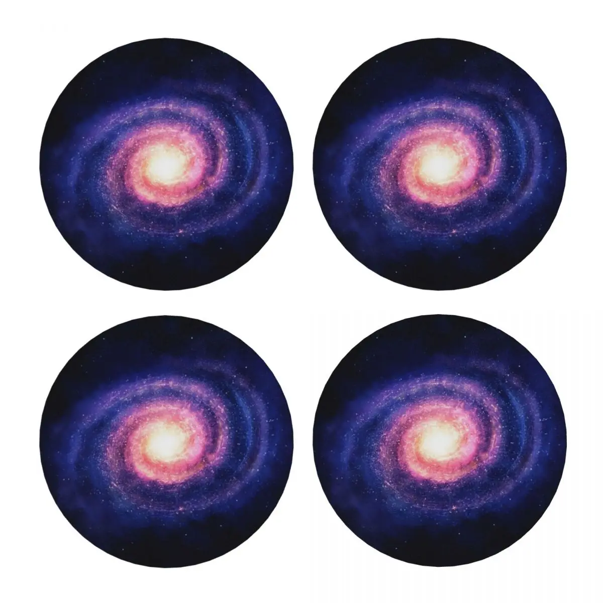 Posavasos con capa de galaxia, universo, planetas, cerámica, almohadilla caliente, decoración, utensilios de mesa para cocina, mesa de comedor, tapete de café