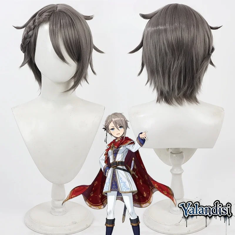 Yalandisi& Anime Princess Principal Ange Cos Cosplay Wig Halloween Carnival Party Props Synthetic Hair Heat Resistant Fiber