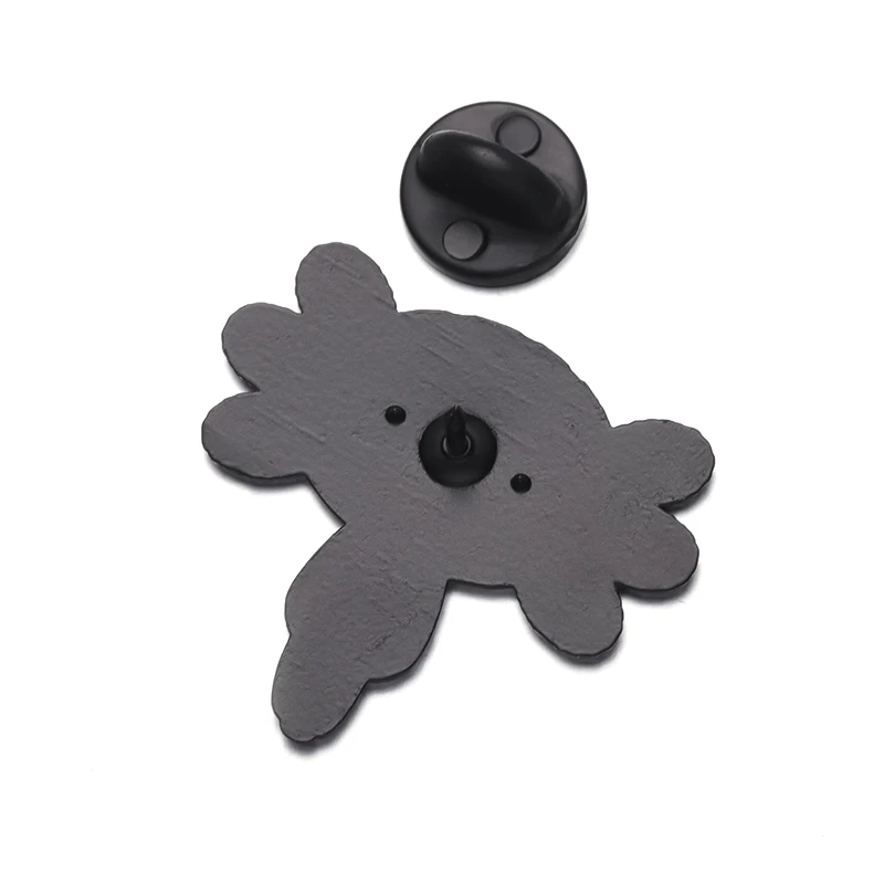 Axolotl Hexagon Enamel Pins Custom Cute Pink Kawaii Animal Brooches Lapel Badges Cartoon Jewelry Gift for Kids Friends