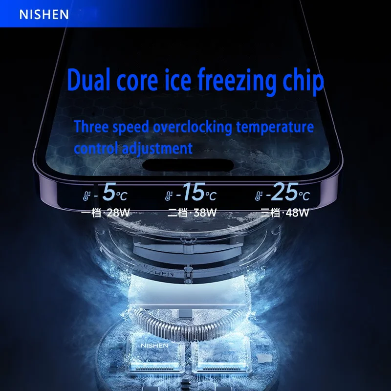 휴대폰용 48W 액체 냉각 방열판, 고출력 저소음 자기 반도체 냉각, 인기 판매 상품