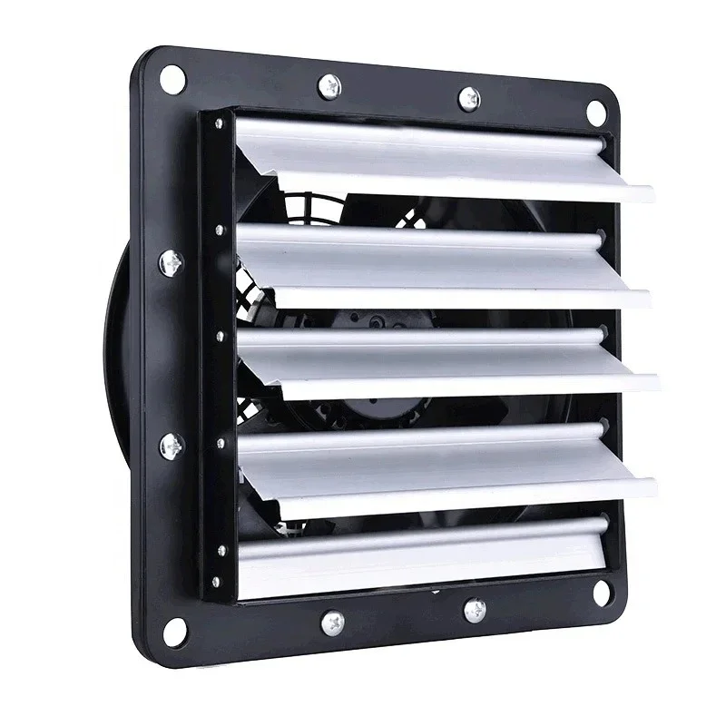 Ac 10 Inch Exhaust Fan Wall Mounted Ventilation Fan With Shutter