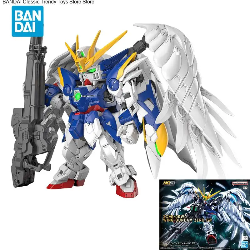 

Spot Direct Bandai оригинальная аниме GUNDAM модель MGSD XXXG-00W0 WING GUNDAM ZERO EW фигурка в сборе модель игрушки для детей