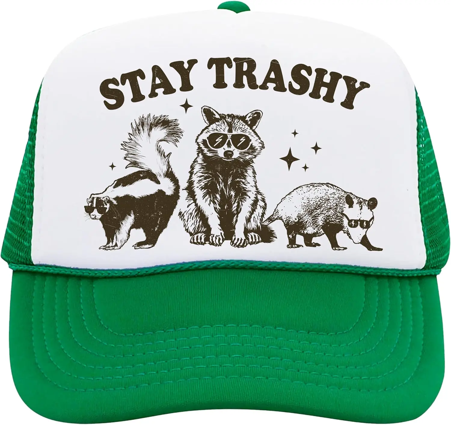 

Забавная кепка-тракер с графическим изображением енота для мужчин и женщин