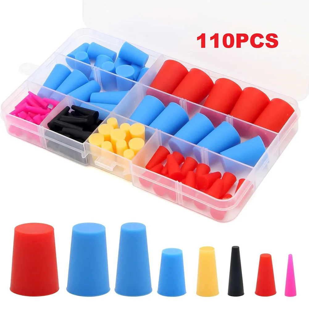 

Black Rubber Stoppers Easy To Clean Flexible And Elastic High-Temperature Resistance Plastic Storage Box For Hydraulic Processes
