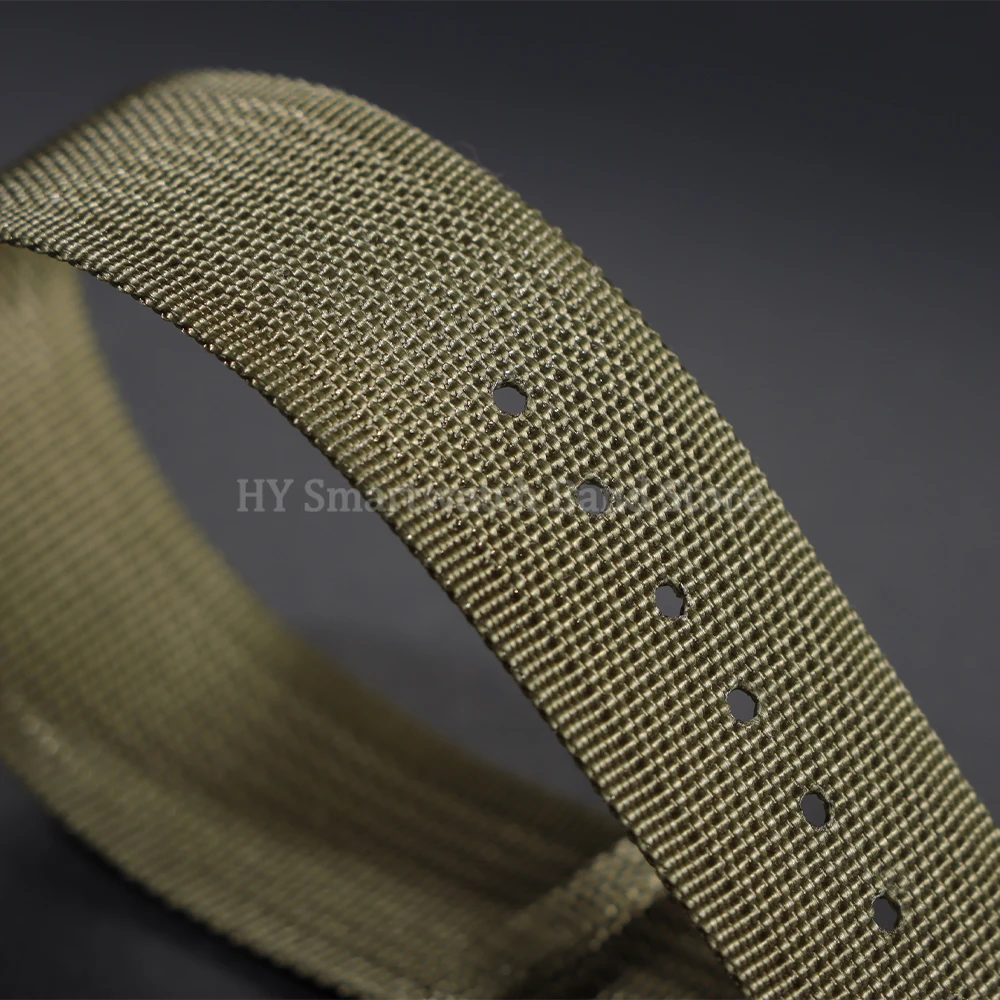 ไนลอน 20 มม.22 มม.สําหรับ Seiko สําหรับทหารกีฬาสายรัดข้อมือผู้ชายผู้หญิง Universal สร้อยข้อมือ Ribbed สายรัดข้อมืออุปกรณ์เสริม