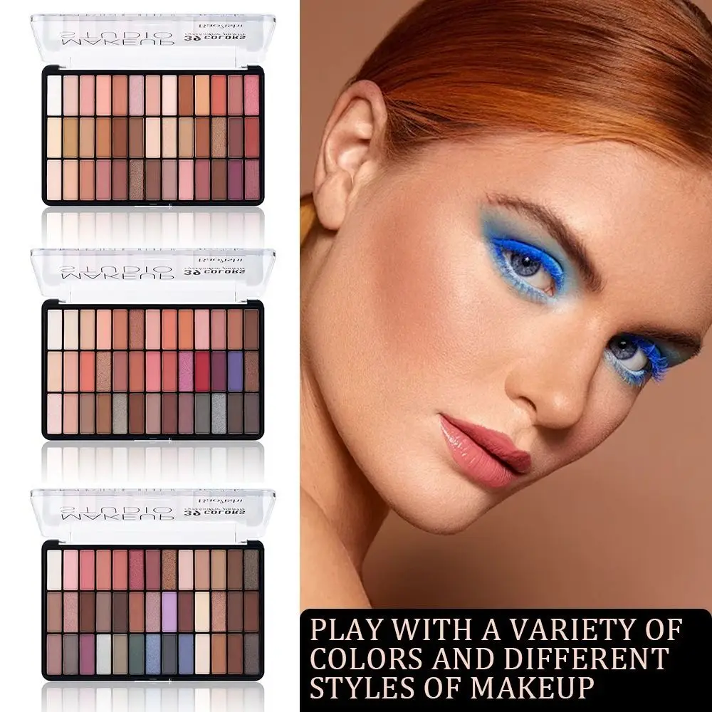 New 39 Colors Eyeshadow Palette Matte Long Lasting Eye Shadow Multifunctional Natural Eye Pigments Makeup