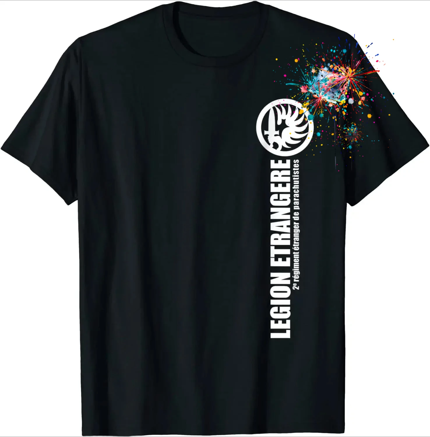French Foreign Legion 2 Rep Paratrooper Regiment T-Shirt 100% Cotton O-Neck Summer Short Sleeve Casual Mens T-shirt Size S-3XL