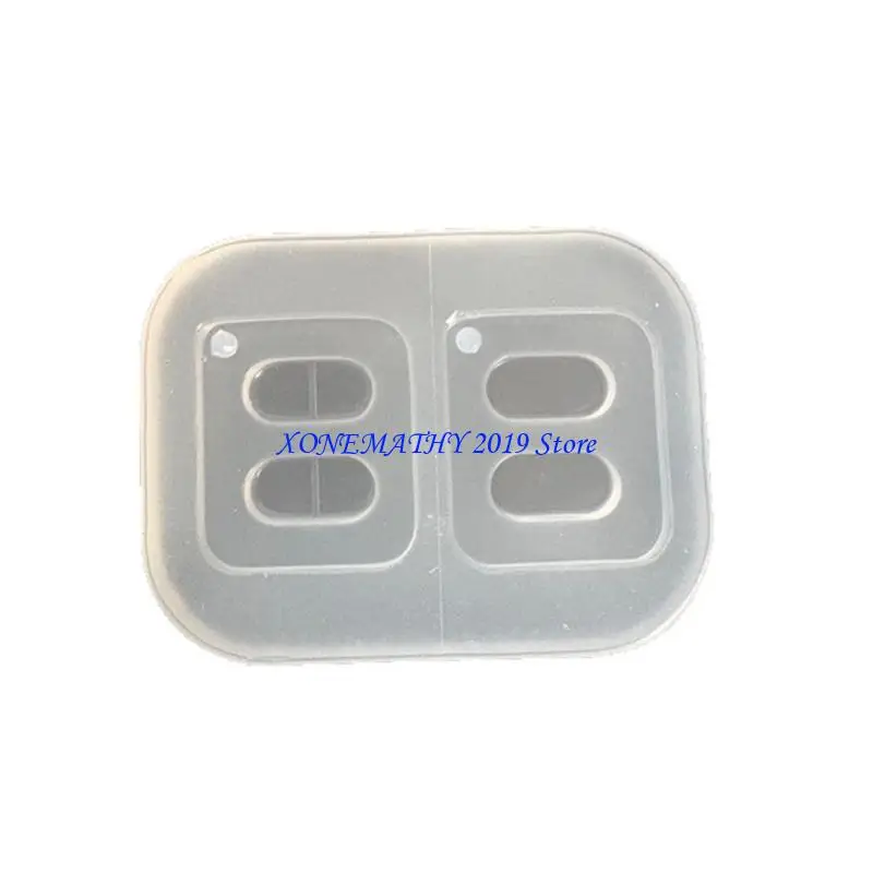 F42F Reusable Silicone Mold Resin Crafting Molds Silicone Texture Suitable for Crafting Pills Chocolates and Ice Cubes