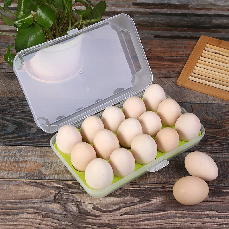 1/2PCS Refrigerator Egg Preservation Box Portable Egg Box Bracket Out Picnic Egg Protection Box Storage Box Kitchen Supplies