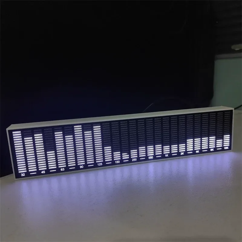 LED audio spectrum display pickup ambient light voice-activated music spectrum e-sports room atmosphere rhythm light car
