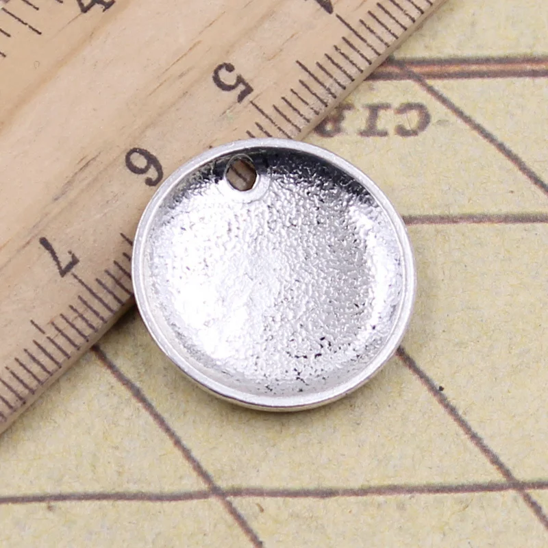 15pcs Charms Mama Children Home 22x22mm Tibetan Silver Color Pendants Antique Jewelry Making DIY Handmade Craft