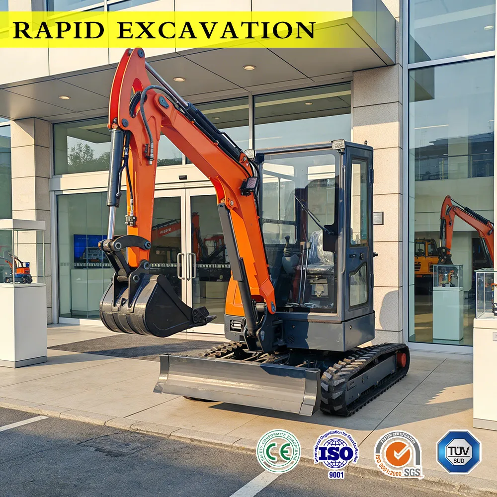 

Portable Crawler Excavator 2 T | Lightweight Body , Easy Maintenance , Narrow Space Available Mini Excavator For Kubota Engine