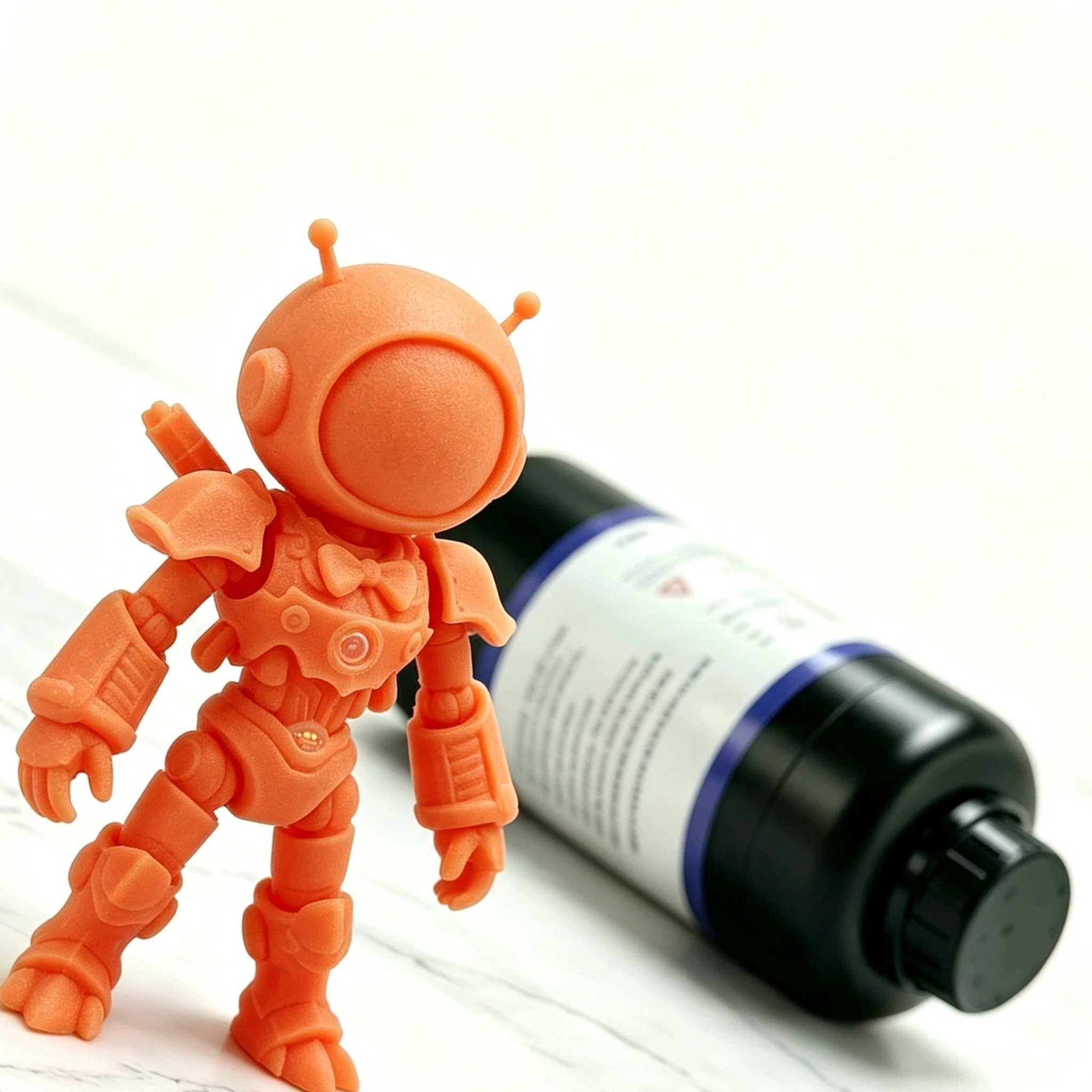 Liquid Rigid Photopolymer 1kg UV Resin Easy‑Curing High Resolution Consumable for 3D Printer