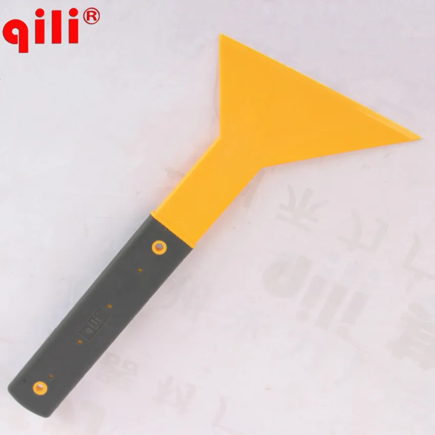 QG-10 Squeegee Tool Size 31*15cm Plastic Yellow Long Handle Car Vinyl Film Scraper Car Window Tint Scraper Scraper Tools