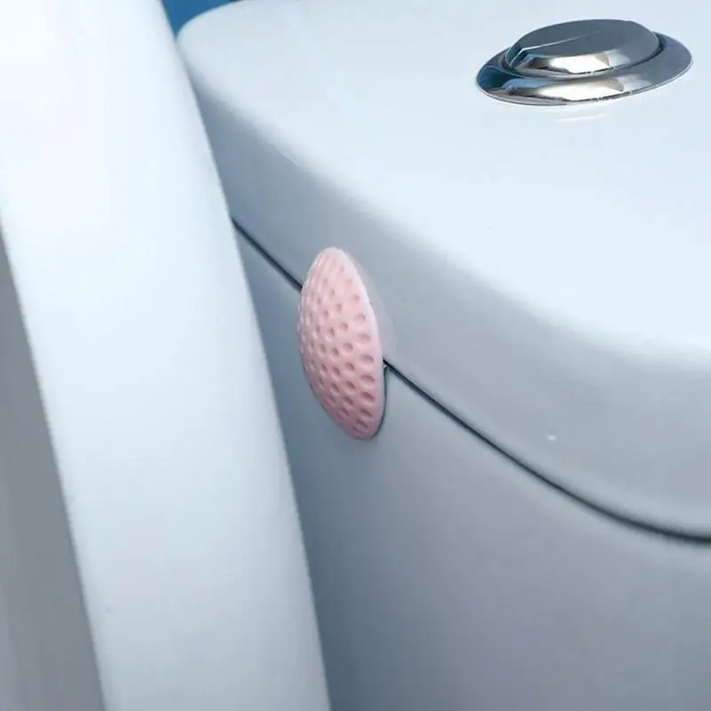 Tope de parachoques para manija de puerta, almohadilla de protección de pared de goma adhesiva, nuevo, 1 lote