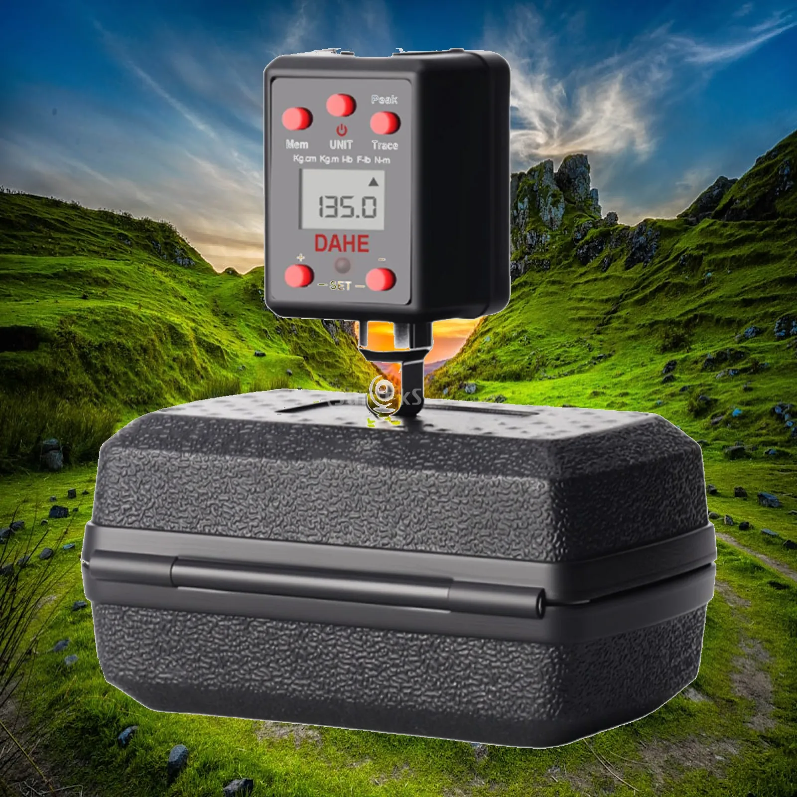 Digital Torque Adapter ±2% Accuracy Supports 5 Units for Mechanical Multipurpose Buzzer & Flash Alerts Torque Converter