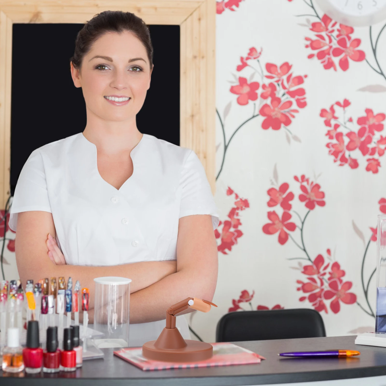 

1Set Manicure Practice Finger Premium Reusable Bendable False Finger for Nail Art Training Lightweight Salon Beauty Supply