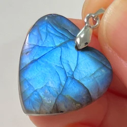 Necklace Pendant Natural Stone Irregular Shape Bead Green Purple Red Orange Labradorite Pendant for Women Men Jewelry 1Pcs