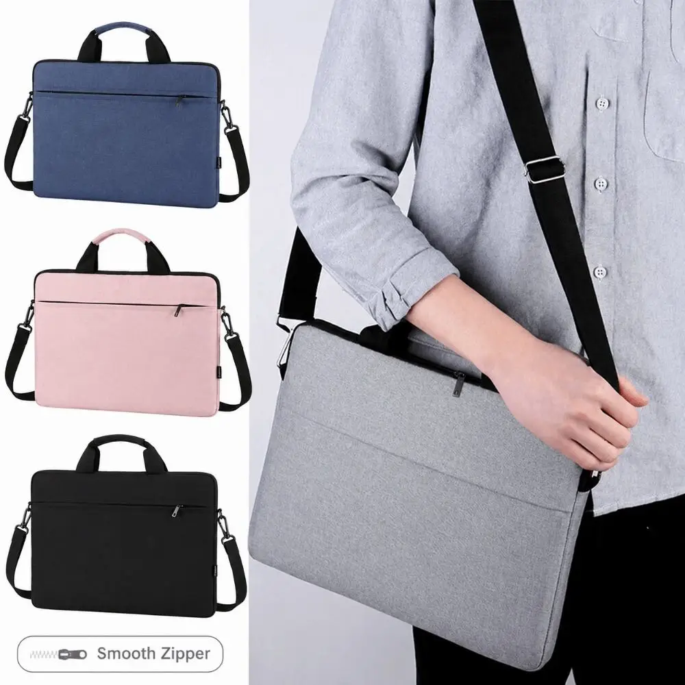 Universal Ultra Thin Shockproof Large Capacity Laptop Handbag Notebook Cover Laptop Sleeve Case Shoulder Bag For HP Dell Lenovo