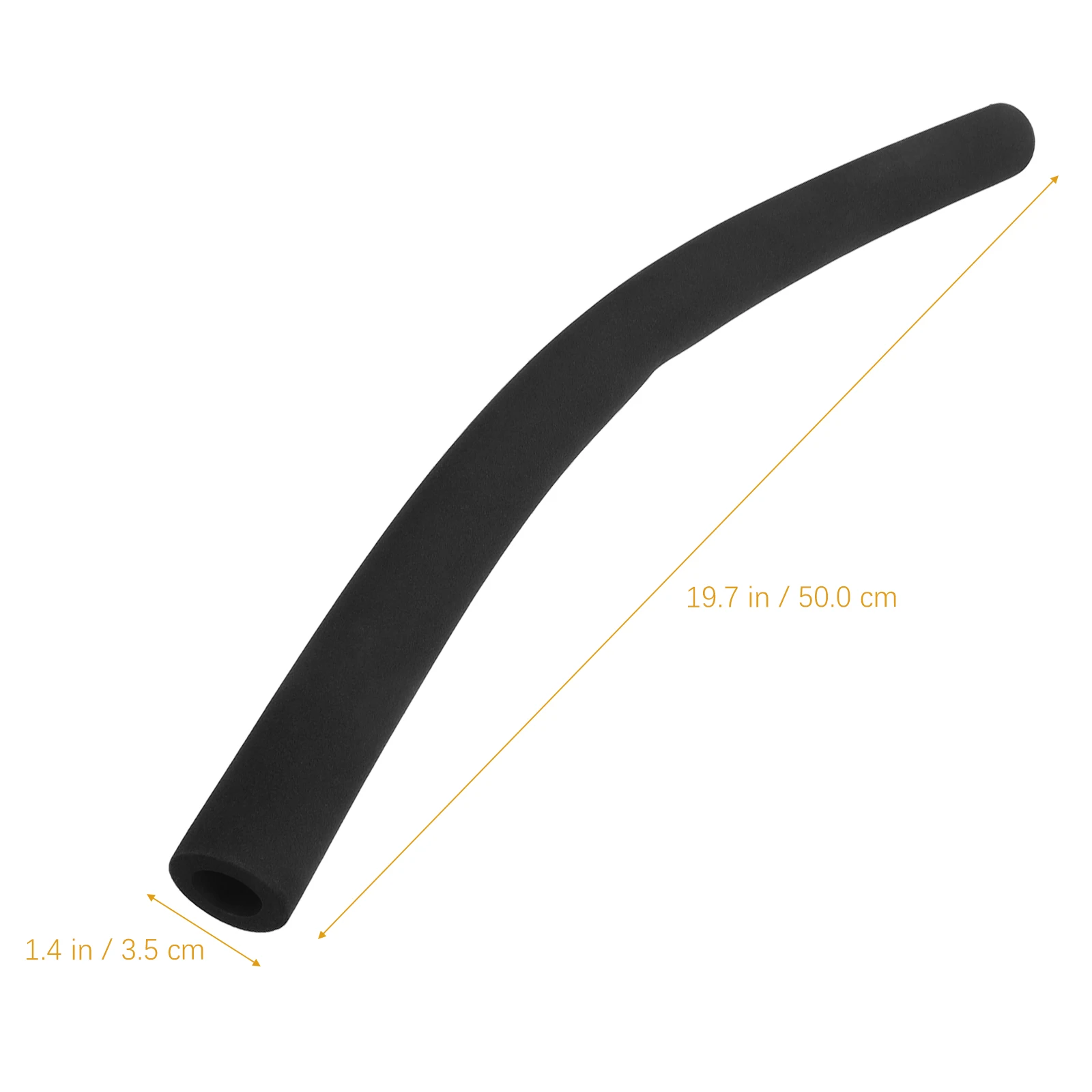 2 ชิ้นรถเข็นเด็กทารกฝาครอบฟองน้ําโฟมสีดําป้องกัน Grips Universal Armrest Sleeve ติดตั้งง่ายที่มีประโยชน์