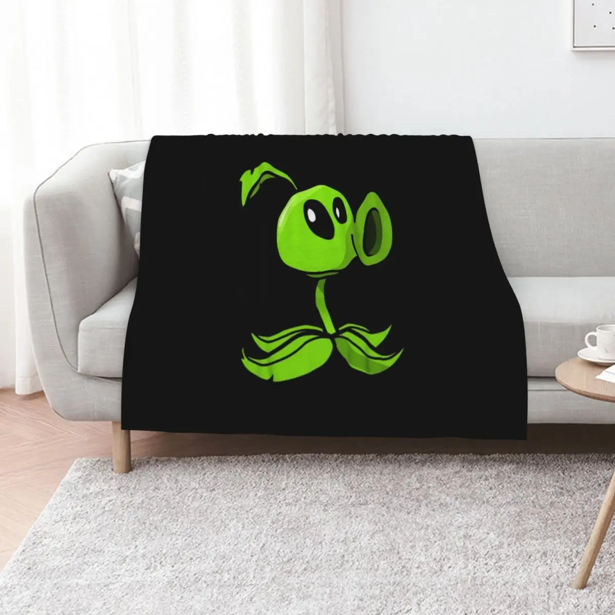 

Peashooter PVZ Throw Blanket christmas gifts For Baby warm winter Luxury Designer Blankets