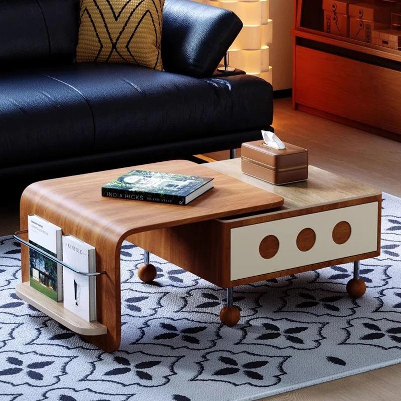 

Trendy Retractable Coffee Table Modern With Storage Unique Glam Coffee Table Rectangle Bedroom Mesa De Centro Home Furniture