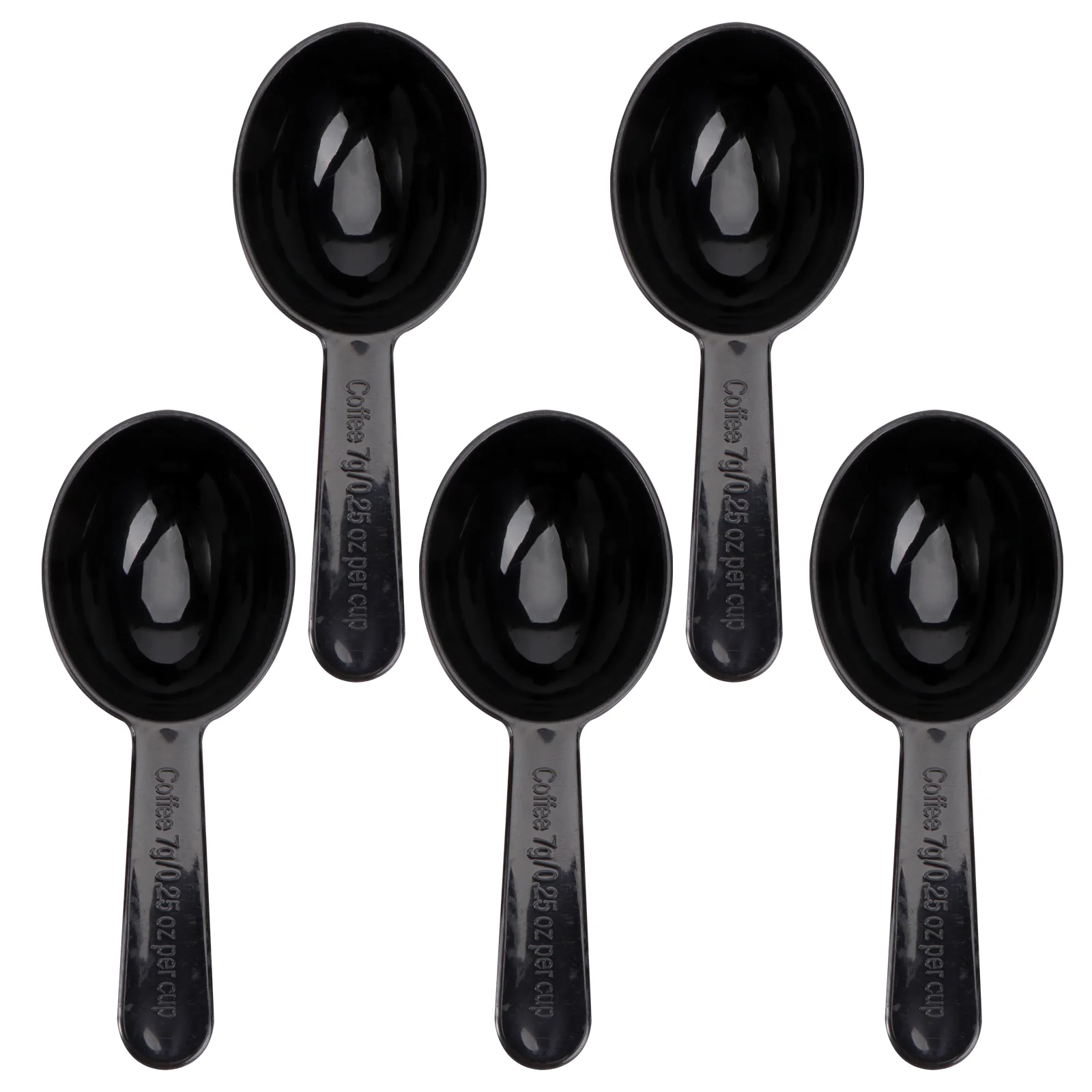 5 Pcs Kitchen Cooking Tool Measuring Tablespoons Milk Powser Coffee Bean Teaspoons Cup