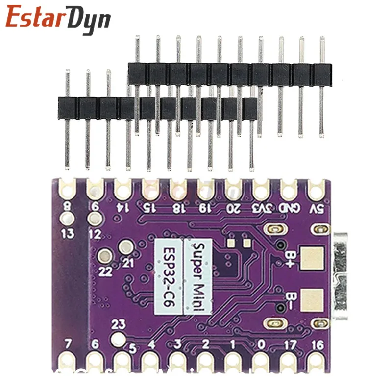Estardyn  ESP32-C6 SuperMini Development 4MB flash WIFI 6 Bluetooth 5 Microcontroller Programming Learning Board
